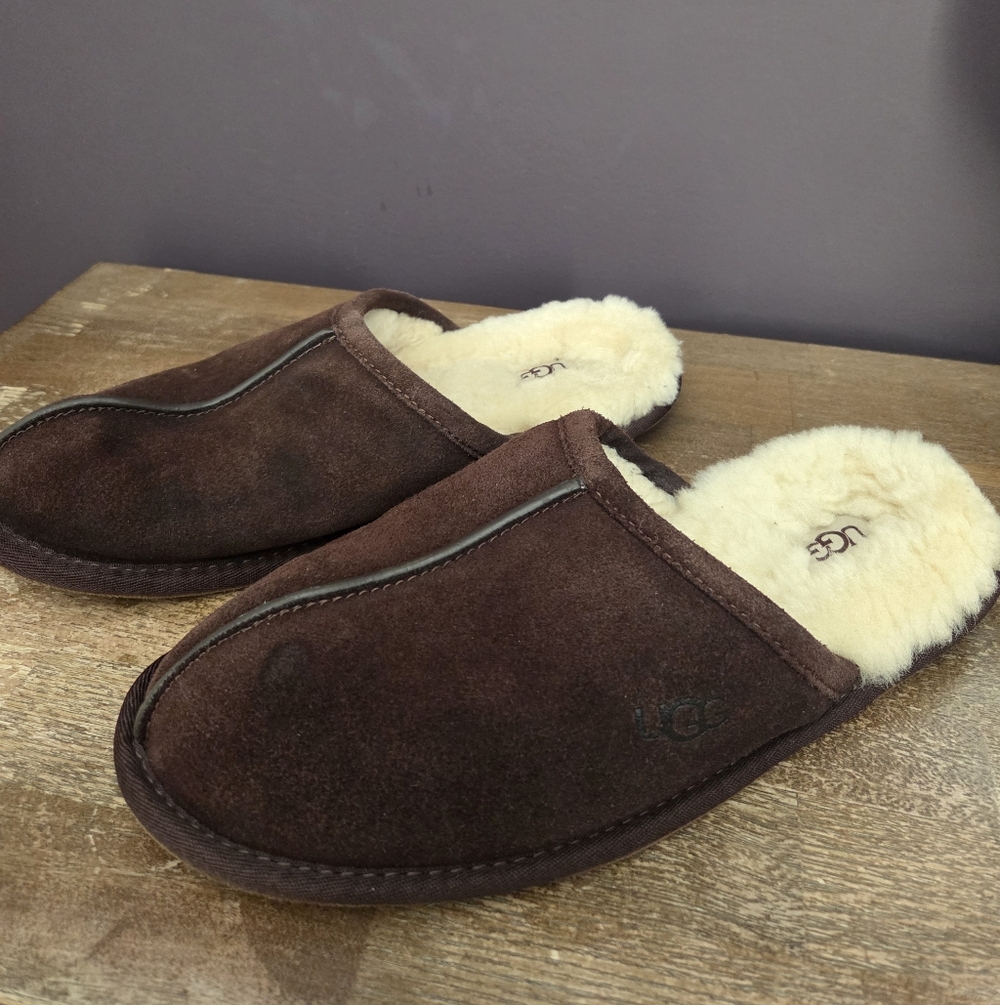 Ugg Mens Scuff Slippers Sz.10 - Picture 3 of 9